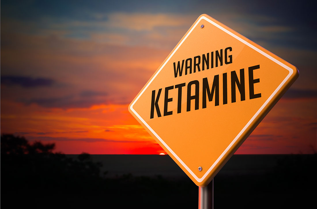 Ketamine road sign