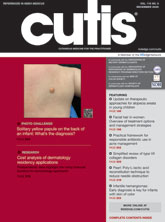 Cutis December 2025 Issue Cover Image