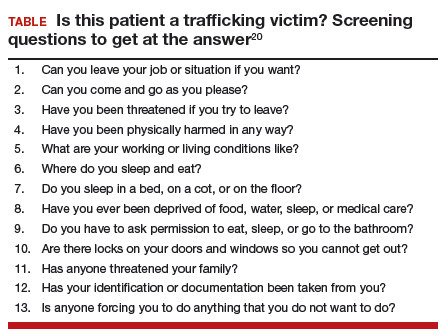 research question for human trafficking