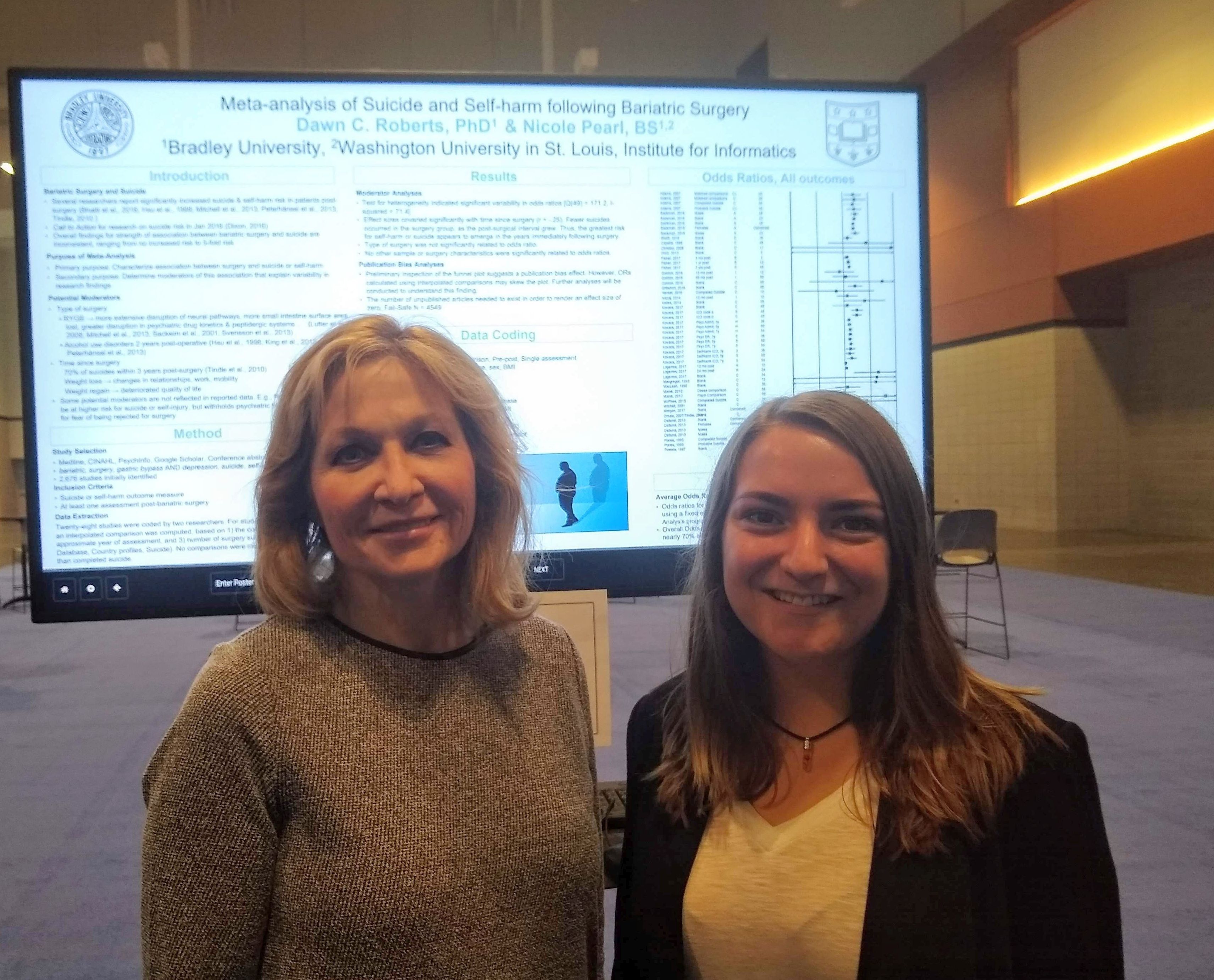 Dr. Dawn Roberts of Bradley University, Peoria, Ill., and her coauthor, Nicole Pearl of Washington University, St. Louis