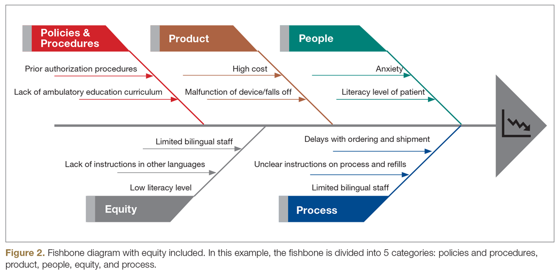 Fishbone diagram with equity included