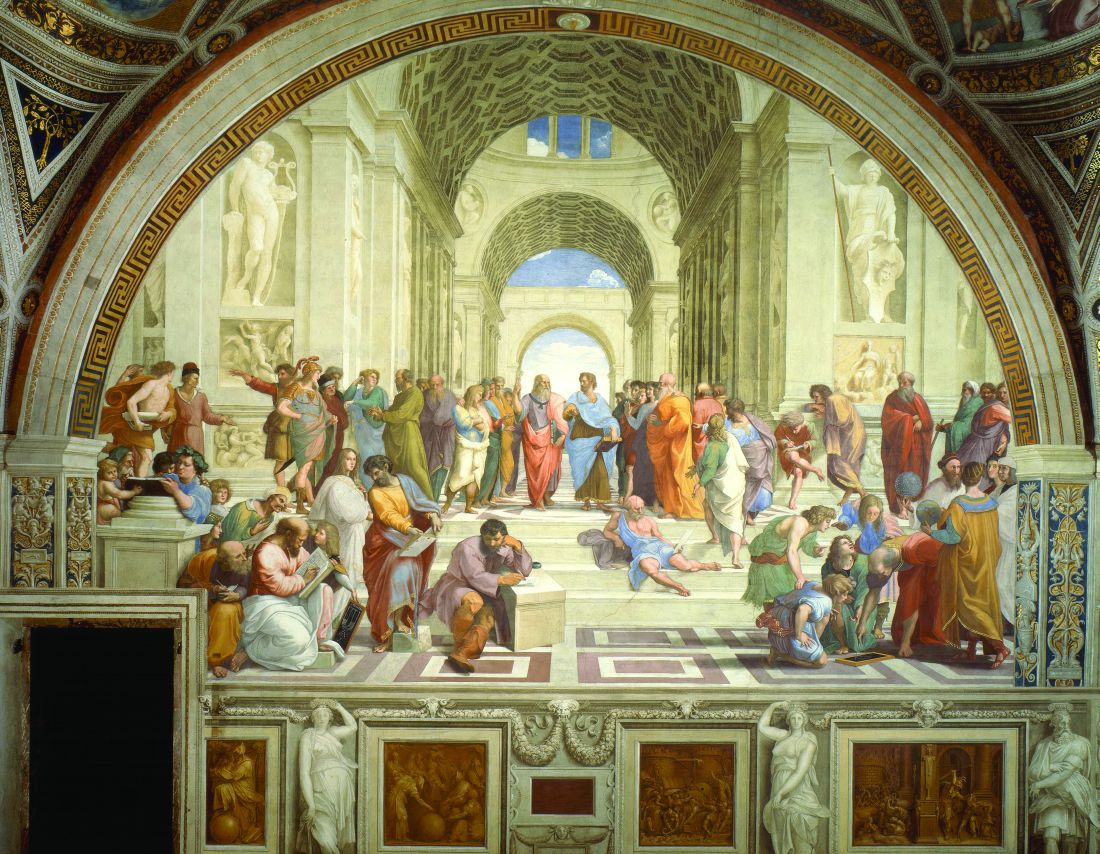 &quot;The School of Athens&quot; by Raffaello Sanzio da Urbino