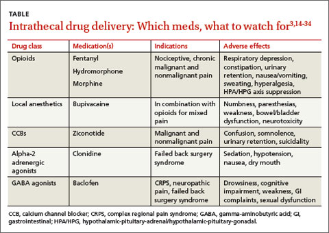 Intrathecal Analgesia: Time to Consider it for Your Patient ...