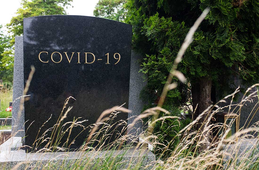 COVID-19 tombstone