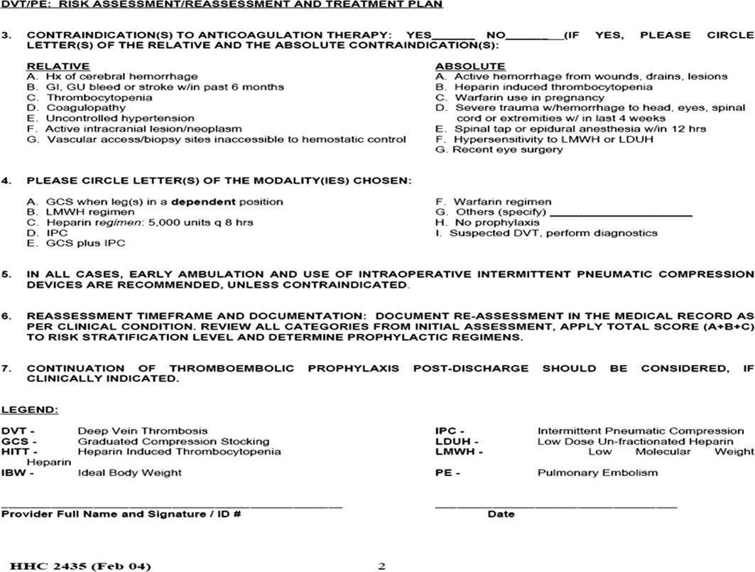 Dvt System Disorder Template Portal Tutorials