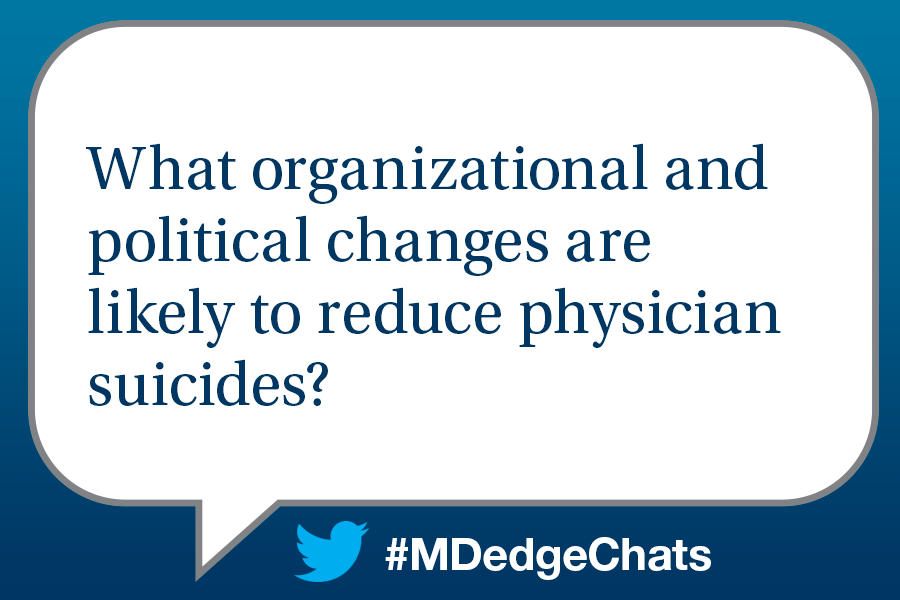 What organizational and political changes are likely to reduce physician suicides?