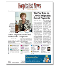 Hospitalist News Cover