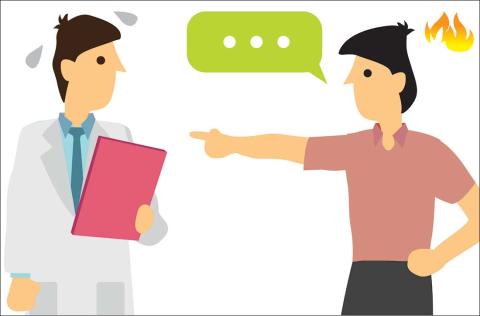 Harassment of health care worker