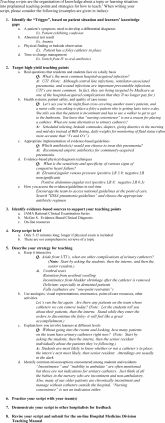 Teaching Scripts and Faculty Development
