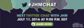 Join SHM, JHM on Twitter for #JHMChat on Monday, July 11