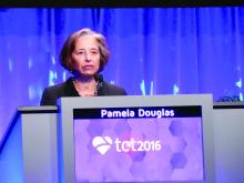 Dr. Pamela S. Douglas speaks at TCT 2016.