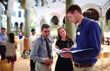 Matthew Duda, Emily Keyes, and Mitchell Johnson, students in the Perelman School of Medicine, University of Pennsylvania, Philadelphia