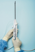 Coupling of the Sonata RFA handpiece and IUUS probe