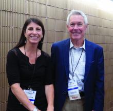 Dr. Lindsey Einhorn of Parker (Colo.) Pediatrics and Adolescents, and Dr. Jay Rabinowitz of the University of Colorado, Denver, at Aurora