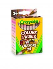 Box of Crayola Colors of the World crayons