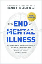 The book jacket for Dr. Amen's &quot;The End of Mental Illness&quot; is shown.