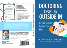 Cover of Dr. Alan Rockoff's latest book, &quot;Doctoring from the Outside In.&quot;