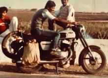 Dr. Kashyap Patel and medical school classmates traveling in India's Gujarat state in 1984.