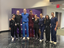 Dr. Adam Friedman with George Washington University medical students participating in teledermatology clinics held in an underserved Washington, DC neighborhood.