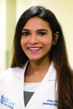 Dr. Arfaa Ali, assistant professor of internal medicine and section chief of hospital medicine at Saint Louis University