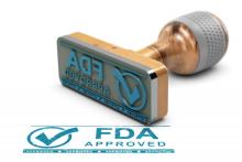 A stamp saying &amp;quot;FDA approved.&amp;quot;