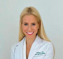 Dr. Chloe Goldman, a dermatologist in private practice in Miami