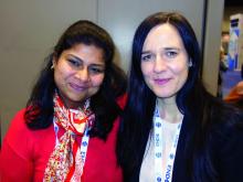 Dr. Vibha Singha (left) and Dr. Franziska Plessow of Massachusetts General Hospital