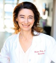 Dr. Kristen M. Kelly, professor of dermatology and surgery at the University of California, Irvine