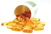 Fish oil capsules