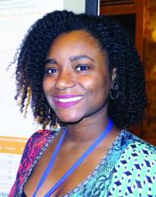 Sherri-Chanelle Brighthaupt, a third-year doctoral student in the department of mental health at Johns Hopkins University, Baltimore