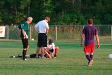 Soccer head injury