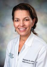 Dr.Stephanie Levine, professor of medicine and director of the pulmonary/critical care fellowship program at the University of Texas, San Antonio