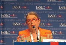 Dr. Frances Shepherd, a medical oncologist at Princess Margaret Cancer Centre in Toronto and a past IASLC president.