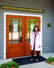 Dr. Irene Kazmers, a solo private Rheumatology practitioner in Northern Michigan
