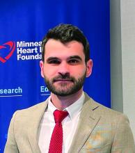 Dr. Spyridon Kostantinis, a research fellow at the Minneapolis Heart Institute