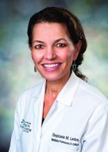 Dr.Stephanie Levine, professor of medicine and director of the pulmonary/critical care fellowship program at the University of Texas, San Antonio