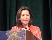 Dr. Karen H. Lu professor and chair in the Department of Gynecologic Oncology and Reproductive Medicine, and the J. Taylor Wharton Distinguished Chair in Gynecologic Oncology at the University of Texas MD Anderson Cancer Center, Houston