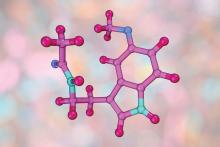 Illustration of melatonin