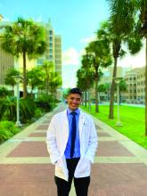 Mr. Isreal Bladimir Munoz, fourth-year medical student at University of Texas, Galveston