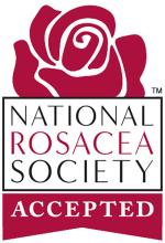 The National Rosacea Society &quot;Seal of Acceptance,&quot; for skin care and cosmetic products deemed suitable for people with rosacea.