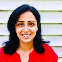 Dr. Isha Puri, a hospitalist at Lahey Hospital and Medical Center, Beth Israel Lahey Health, in Burlington, Mass