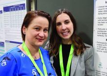 Cristina Trandafir, MD, PhD, assistant professor of pediatric neurology, and Shanna Swartwood, MD, a fellow the department of pediatric neurology at University of Utah in Salt Lake City