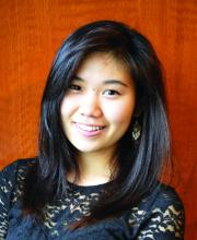 Sammi Wong, a medical student at New York Institute of Technology College of Osteopathic Medicine in Old Westbury, conducts research related to mental health care services.