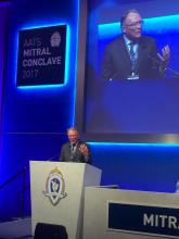 Dr. Robert A. Dion of Genk, Belgium, delivered the Conclave Honored Lecture and received the Mitral Conclave Achievement Award.