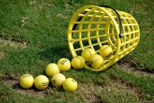 Bucket of range balls