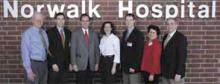 From left to right: Joseph Cleary, MD; Jason Orlinick, MD, PhD; Mark Kulaga, MD; Andrea Peterson, MD; Stephen O'Mahony, MD; Pamela Charney, MD; Eric Mazur, MD