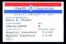 President Harry S. Truman received the first Medicare registration card in 1965.