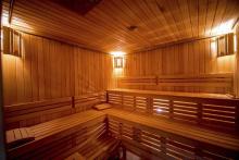 The increased heart rate observed during sauna bathing is similar to the cardiovascular benefits achieved with exercise.