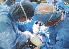 Surgeons perform the first uterus transplant in the United States.