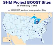 SHM Project BOOST Sites
